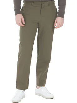 Pantalone 4way slim tapered verde