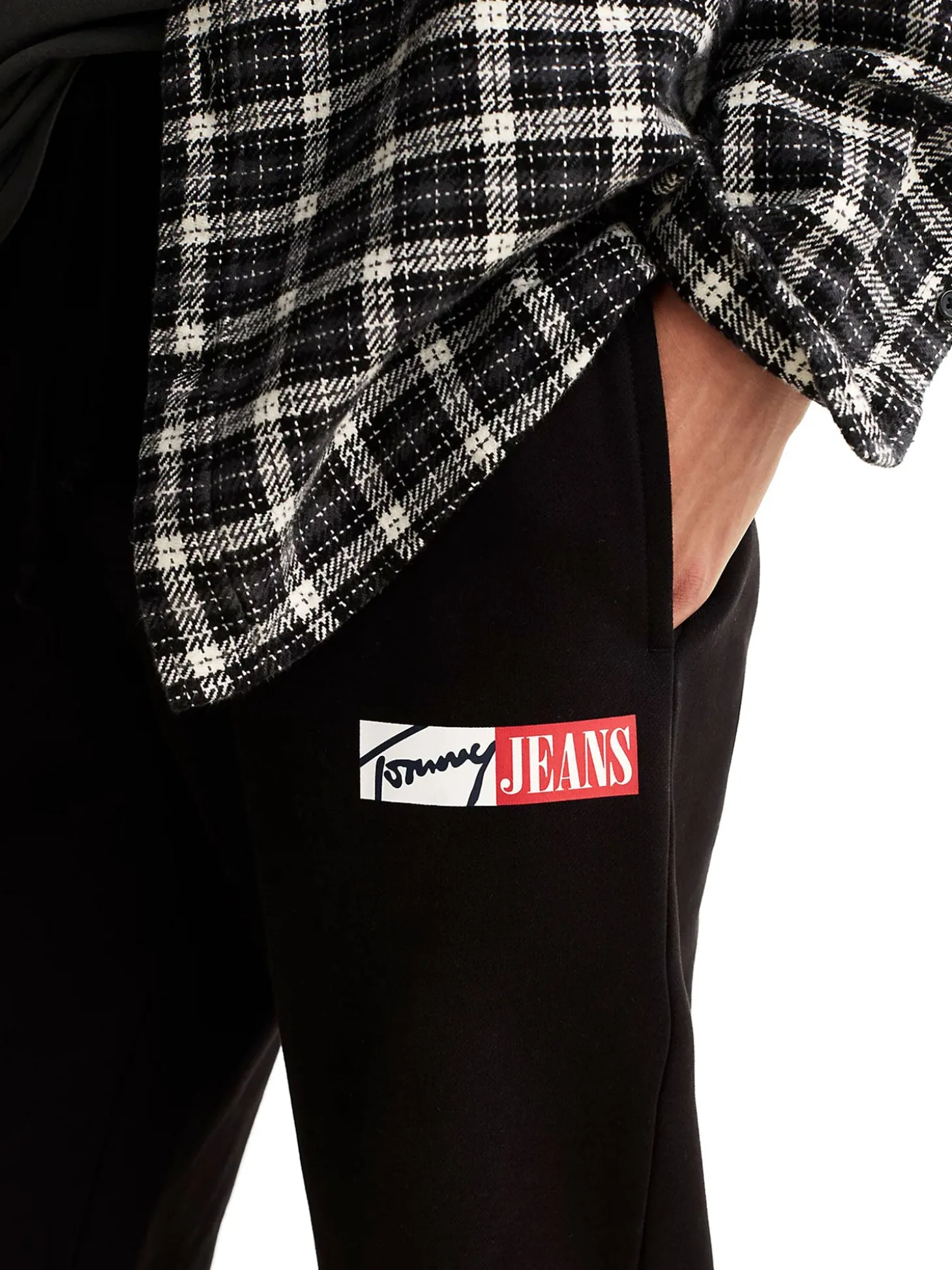 Pantaloni Jogger tjm slim fit nero