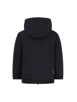 Parka con cappuccio K-Aurelio long Velour nero