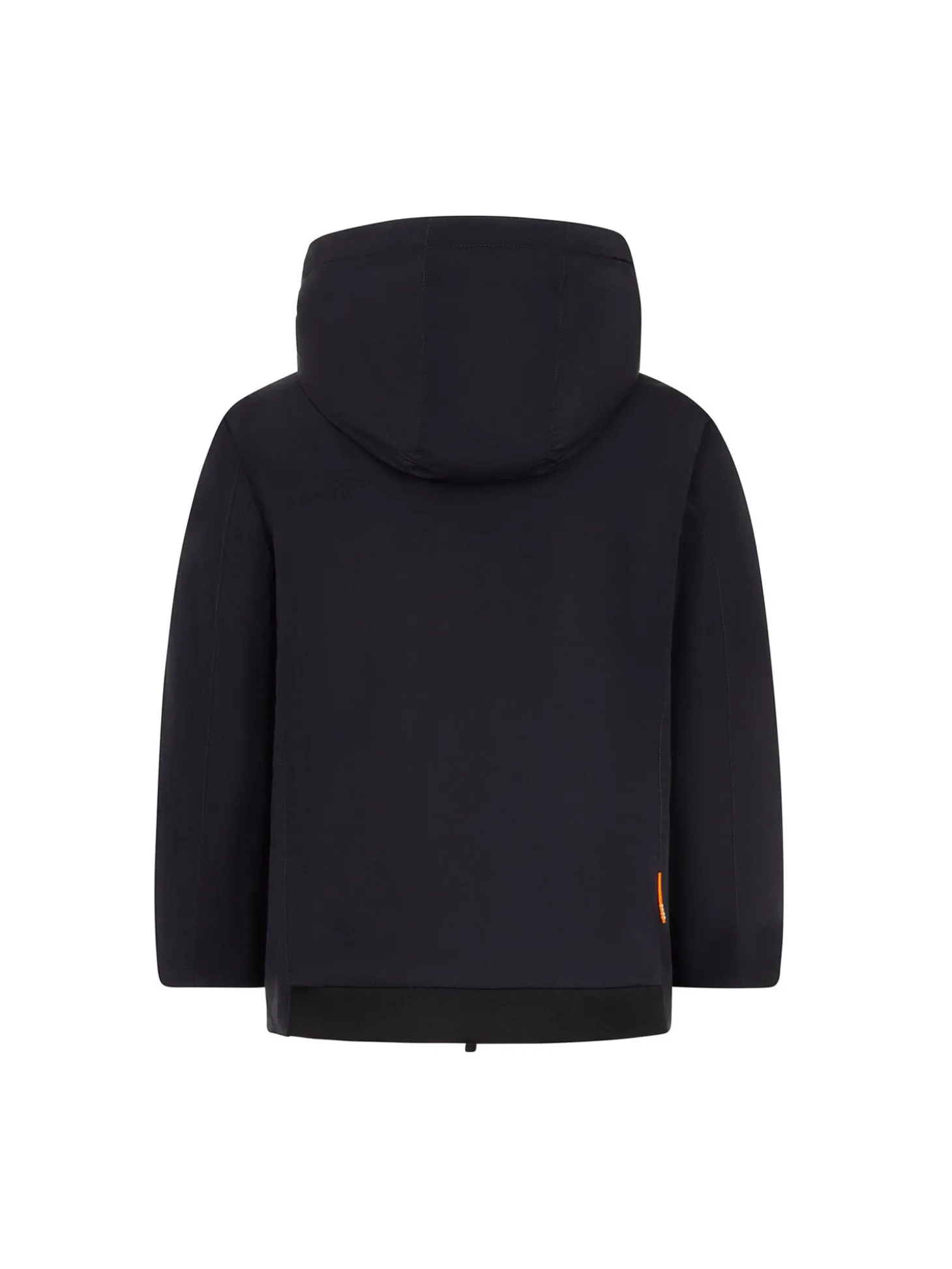 Parka con cappuccio K-Aurelio long Velour nero