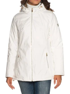 Parka corto Softshell avorio