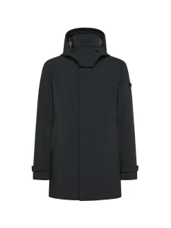 Parka Groff in tessuto tecnico nero