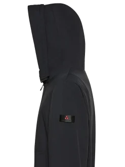 Parka Kasa in tessuto tecnico nero