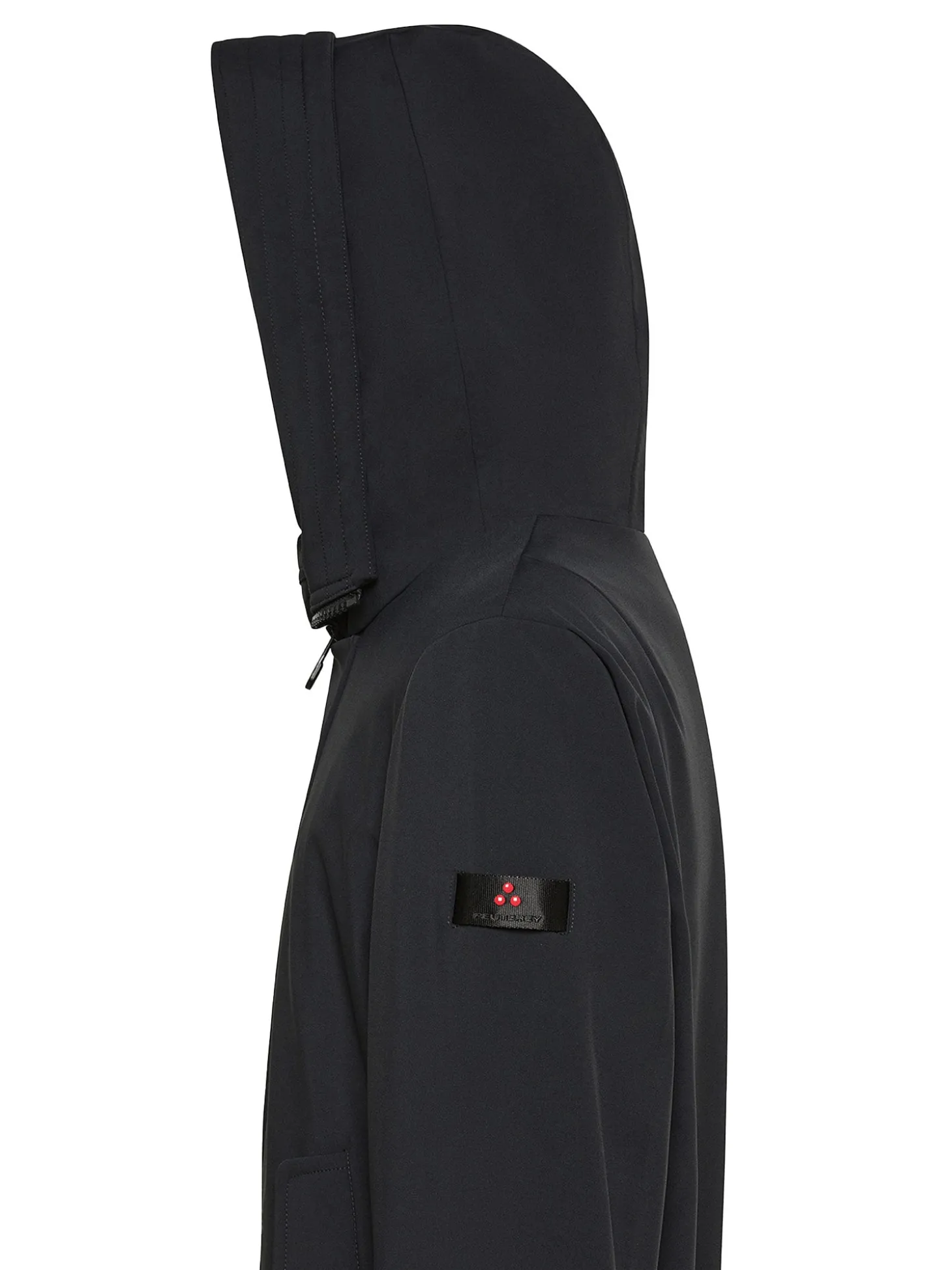Parka Kasa in tessuto tecnico nero