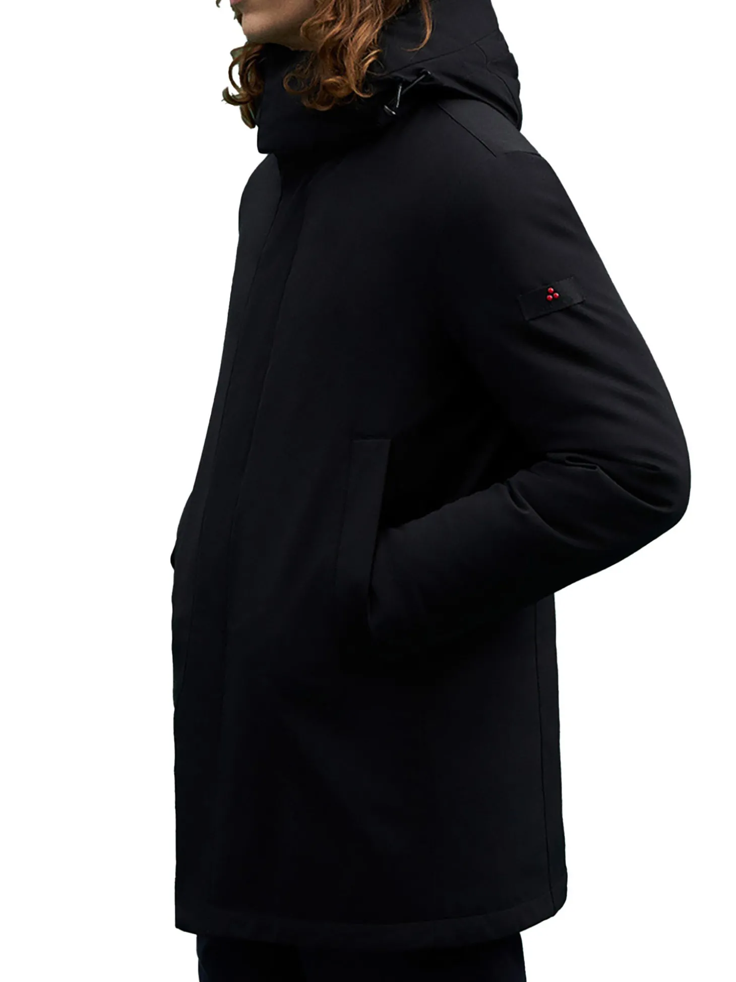 Parka Kruger con cappuccio staccabile nero