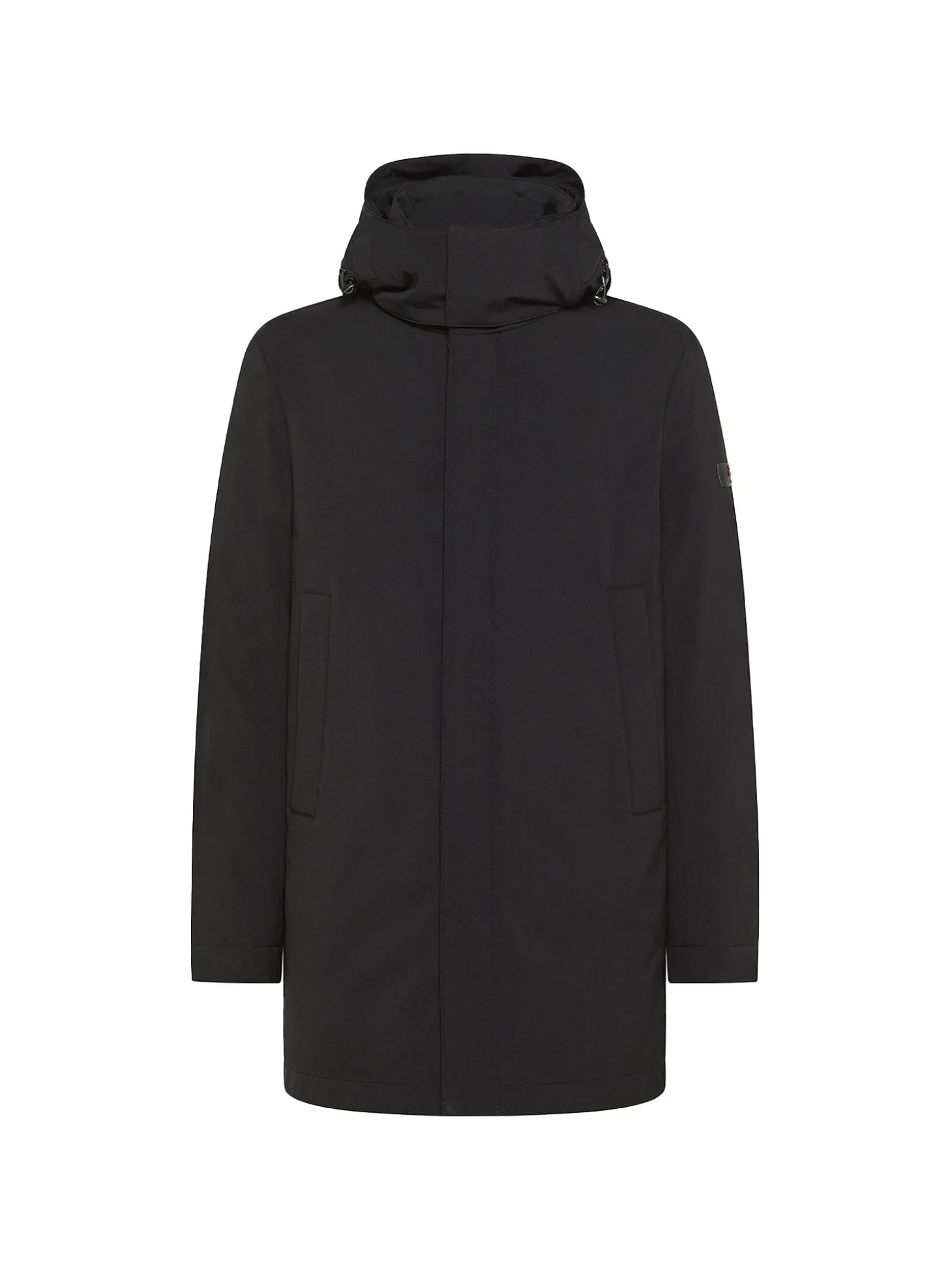 Parka Kruger con cappuccio staccabile nero