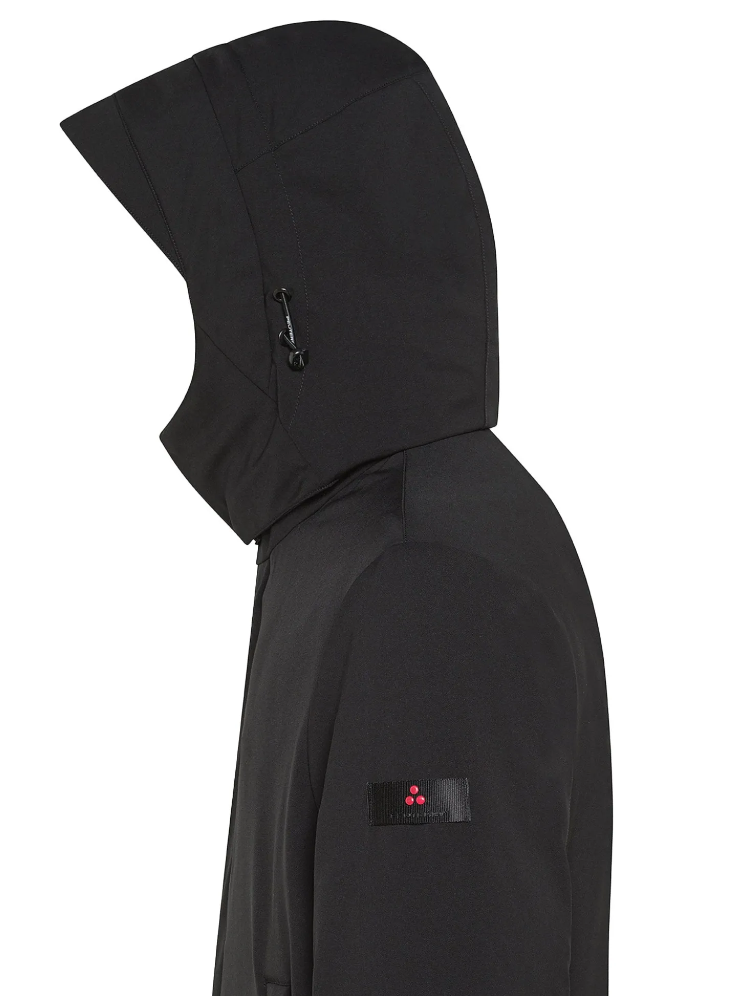 Parka Kruger con cappuccio staccabile nero