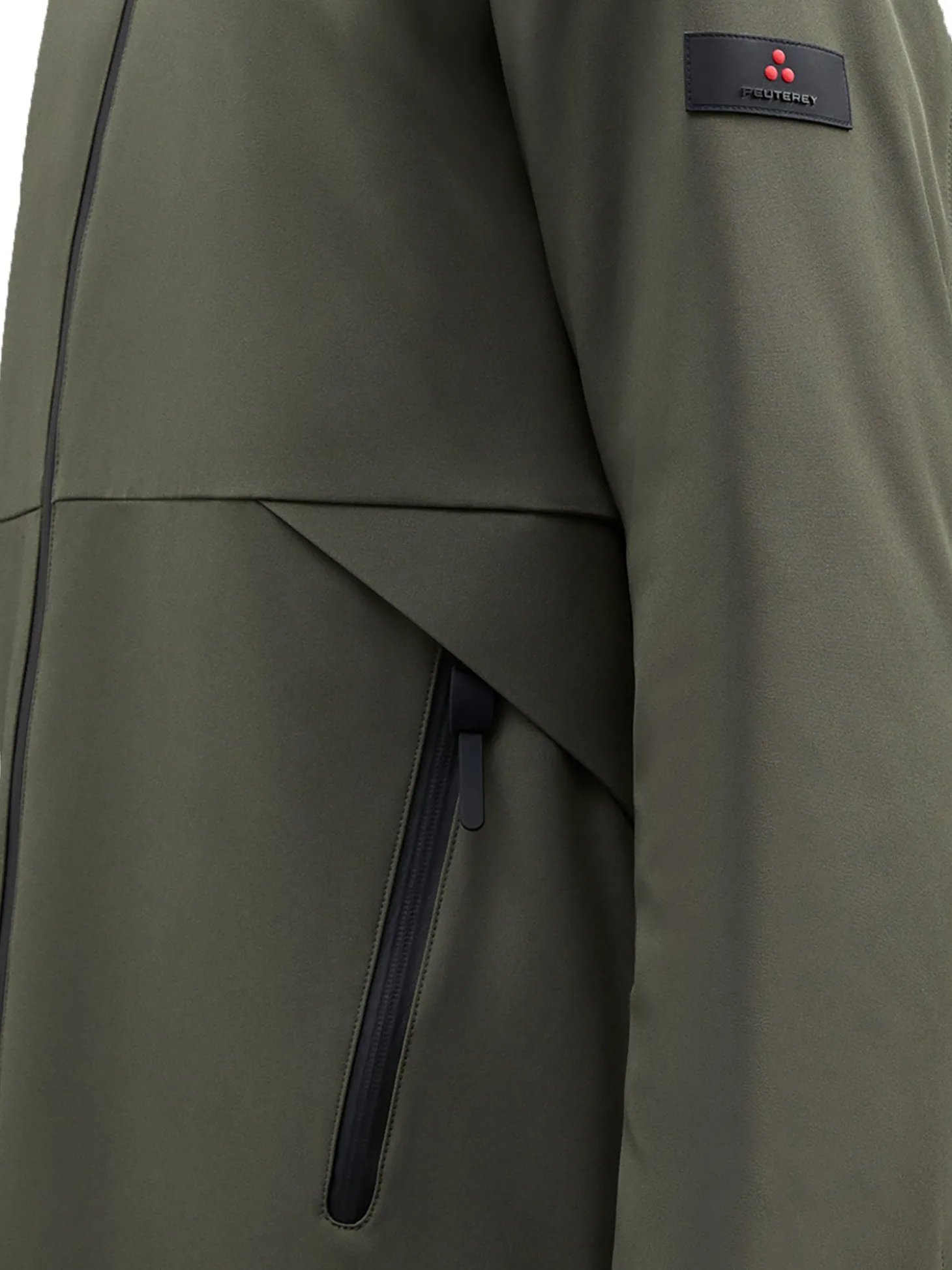 Parka Metide in tessuro Primaloft verde