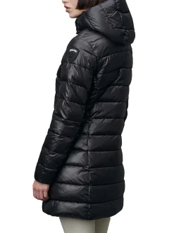 Piumino zip con cappuccio Adelaide bianco
