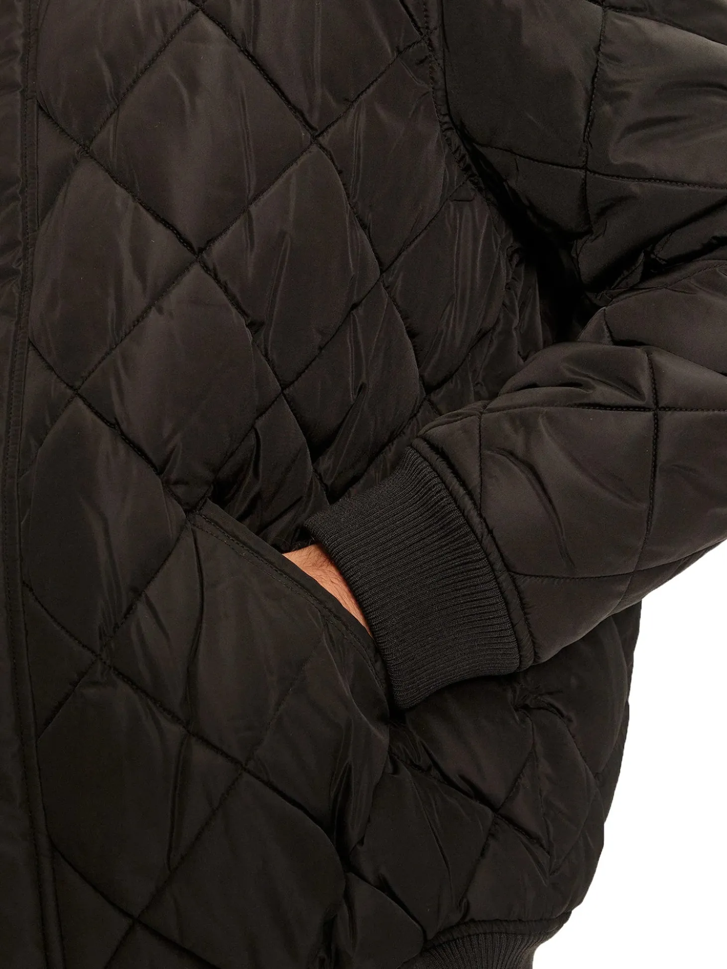 Piumino zip Rendina nero