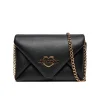 Pochette con cuore nero