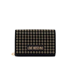 Pochette lavorata nero/oro