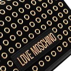 Pochette lavorata nero/oro