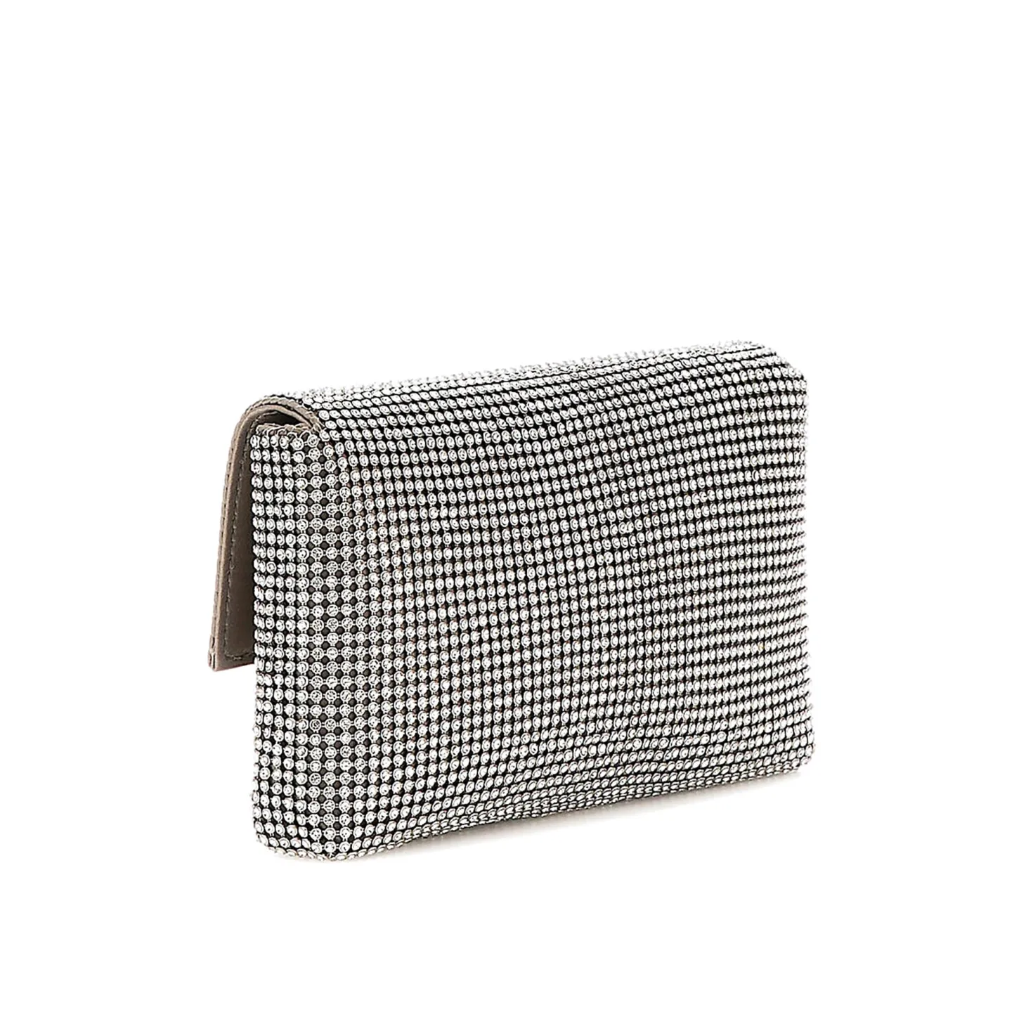 Pochette Zalina strass argento