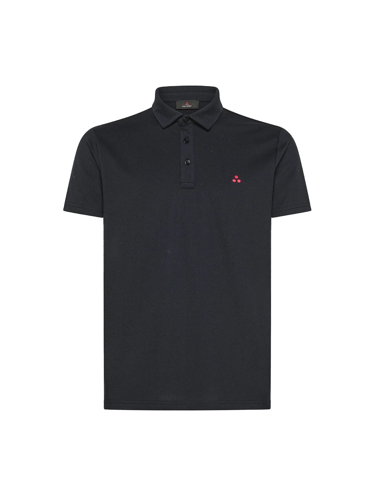 Polo in piqué di cotone blu