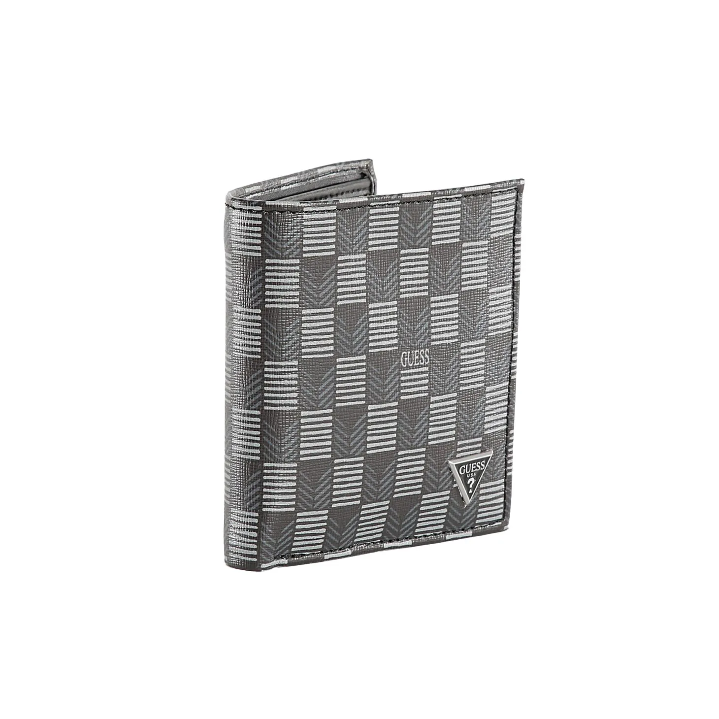 Portafogli bifold verticale W/coin Pocket Mito nero