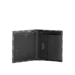 Portafogli bifold verticale W/coin Pocket Mito nero