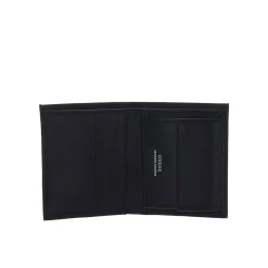 Portafogli bifold verticale W/coin Pocket Mestre nero