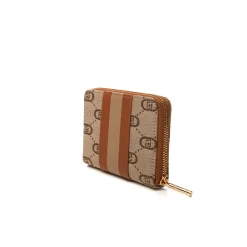 Portafogli medio con zip naturale