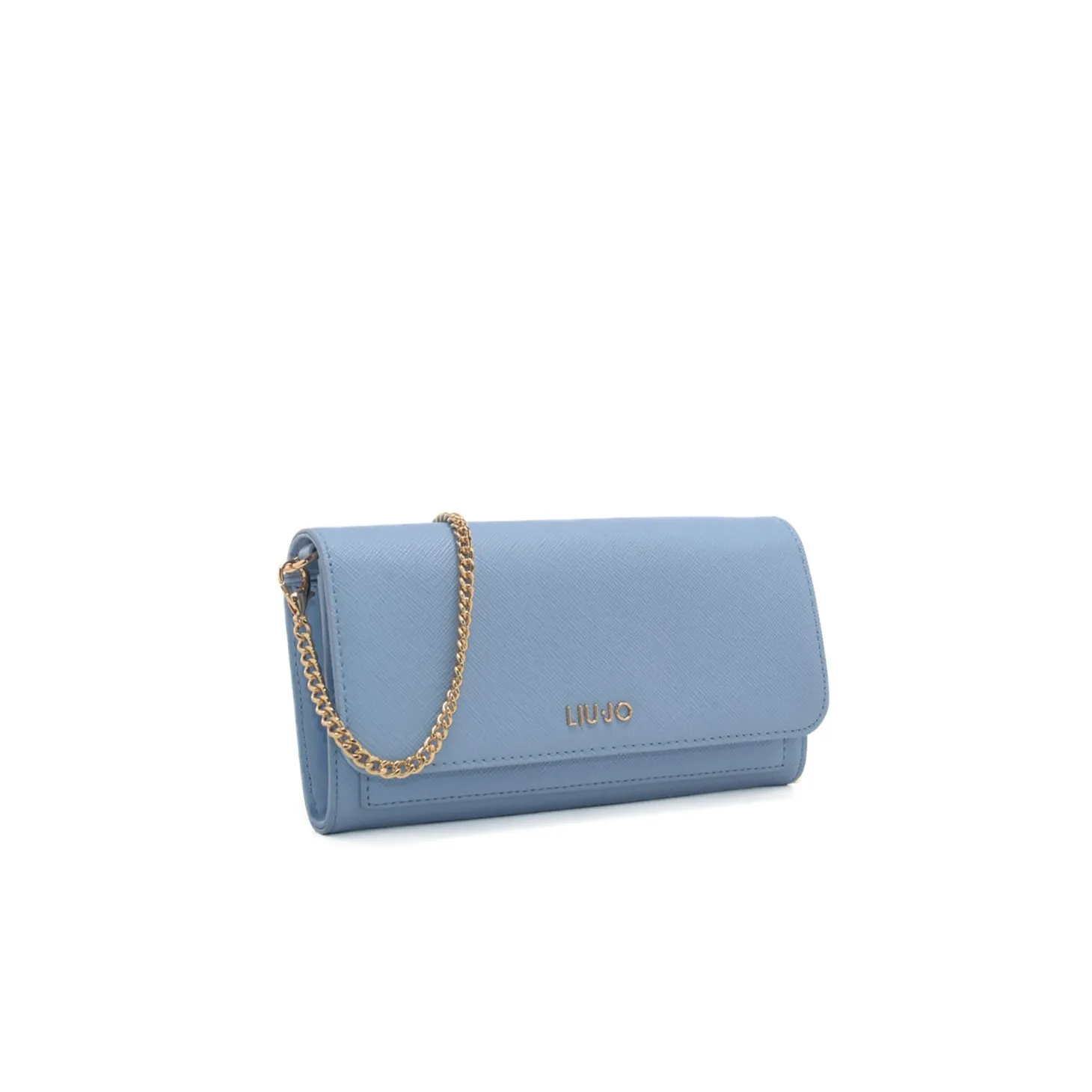 Portafogli modello pochette celeste