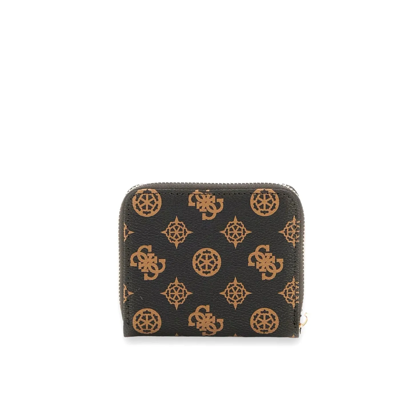 Portafogli zip small Laurel logo moka