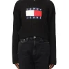 Pullover con scollo a V nero