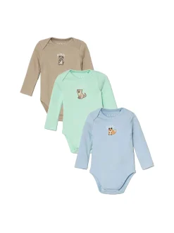 Set body tre pezzi neonato multicolor