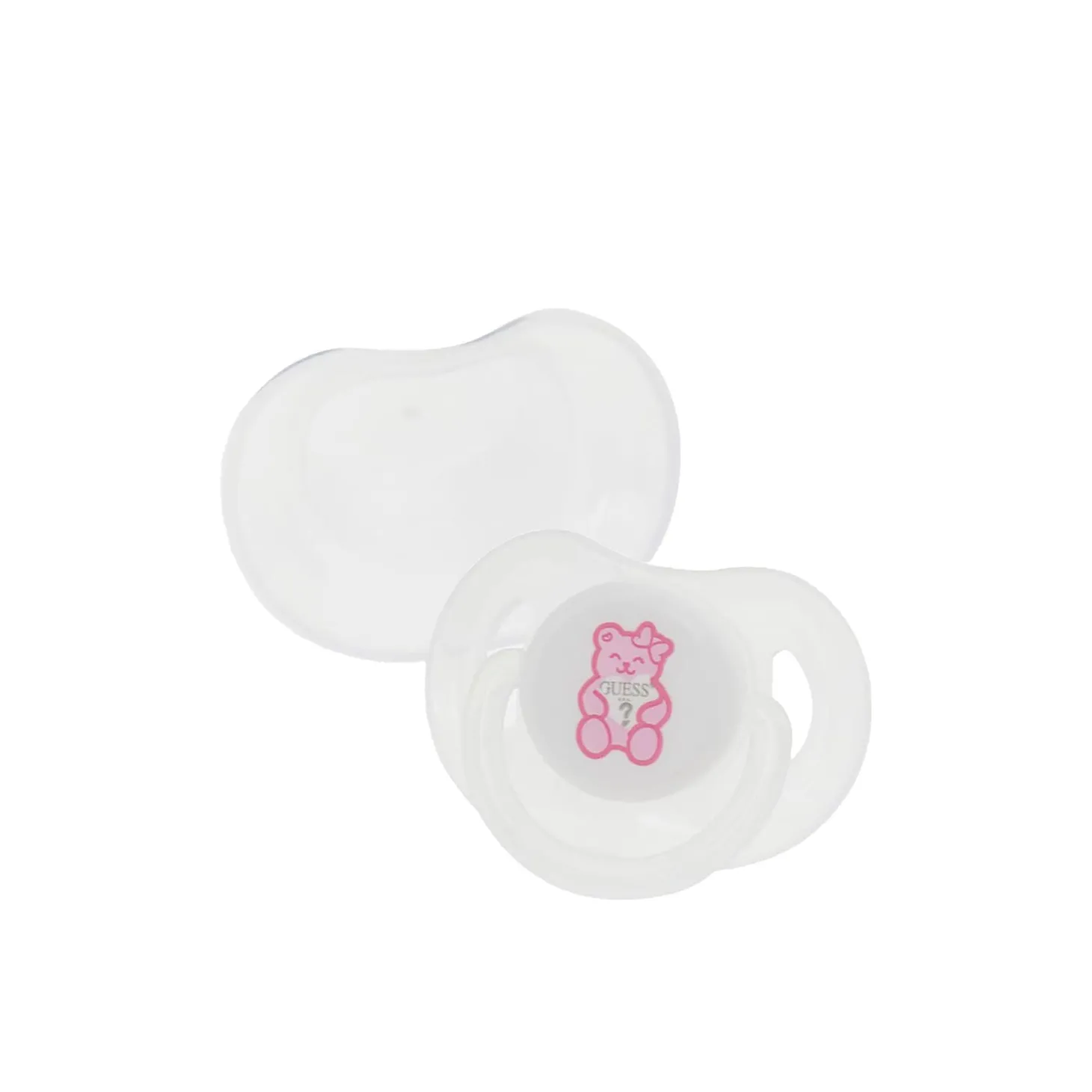 Set quattro pezzi (2 biberon, clip e ciuccio) rosa