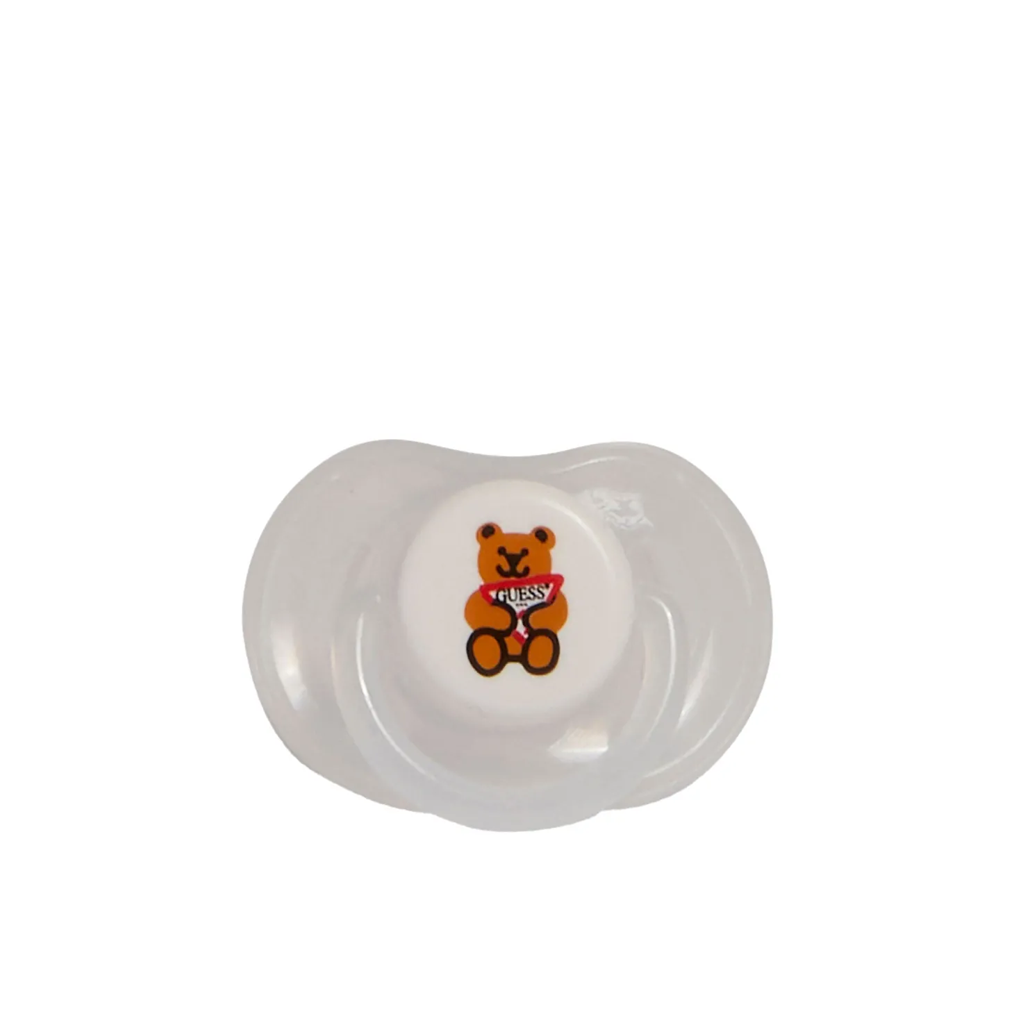 Set tre pezzi (ciuccio+holder+clip) beige animal print