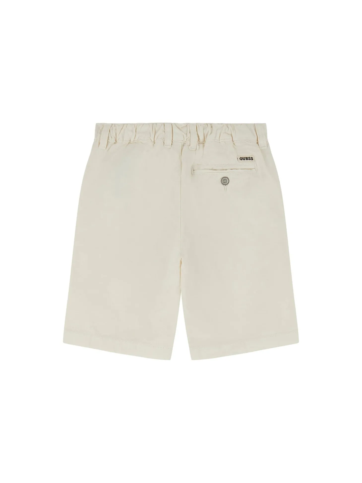 Shorts tasche america in lino beige