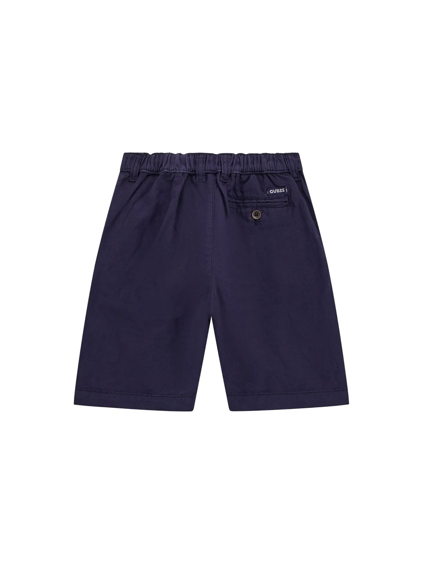 Shorts tasche america in lino blu