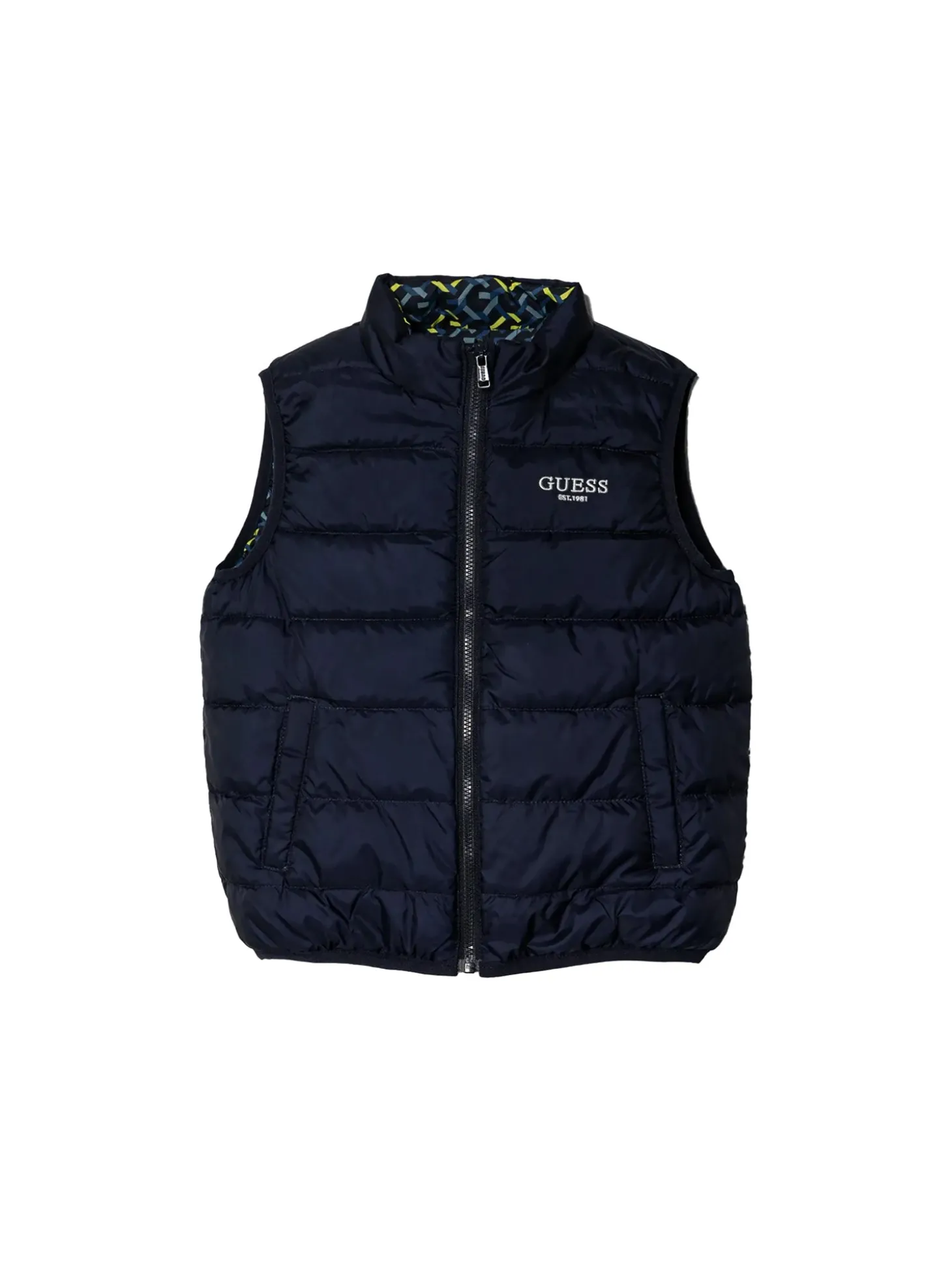 Smanicato reversibile leggero blu