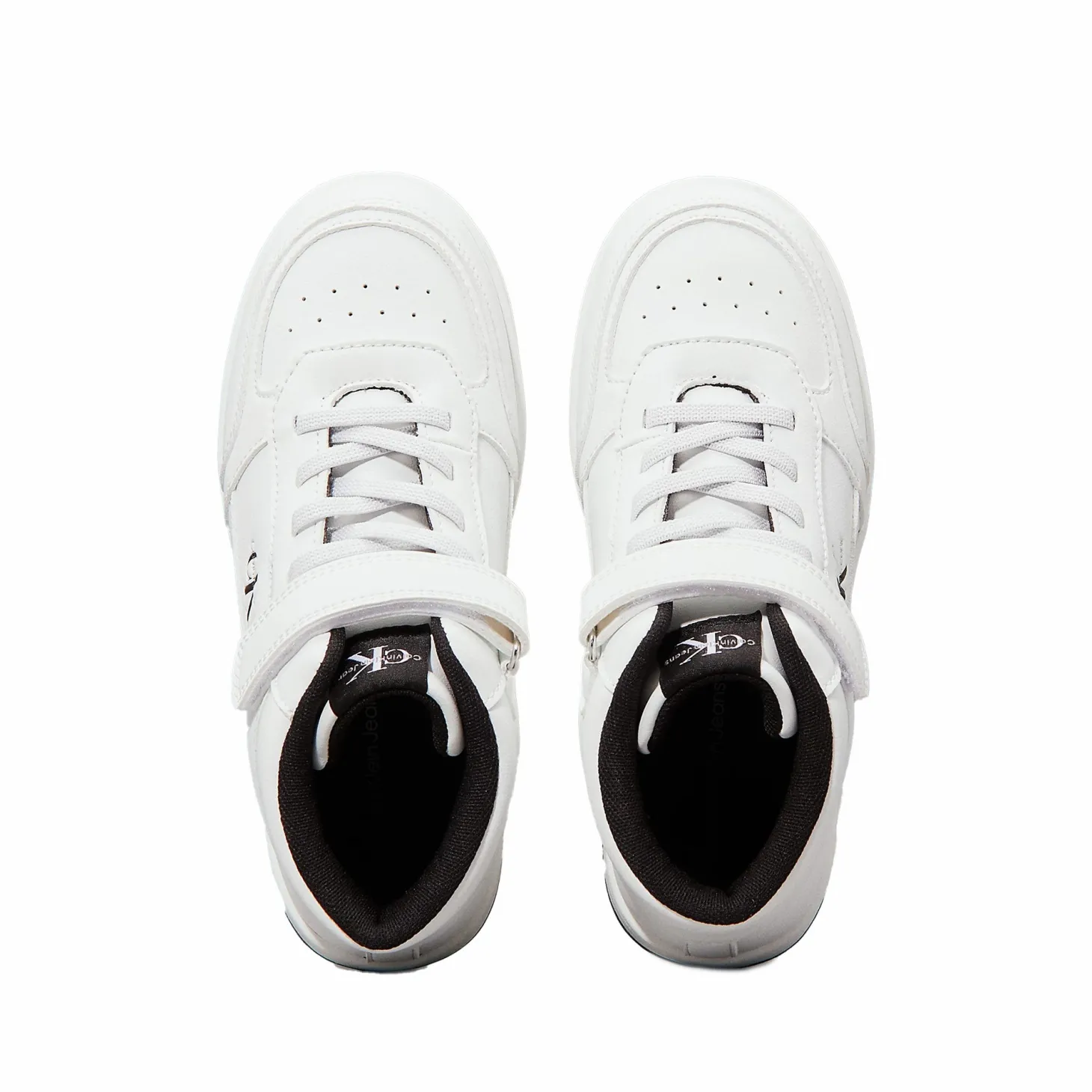 Sneaker alta junior bianco