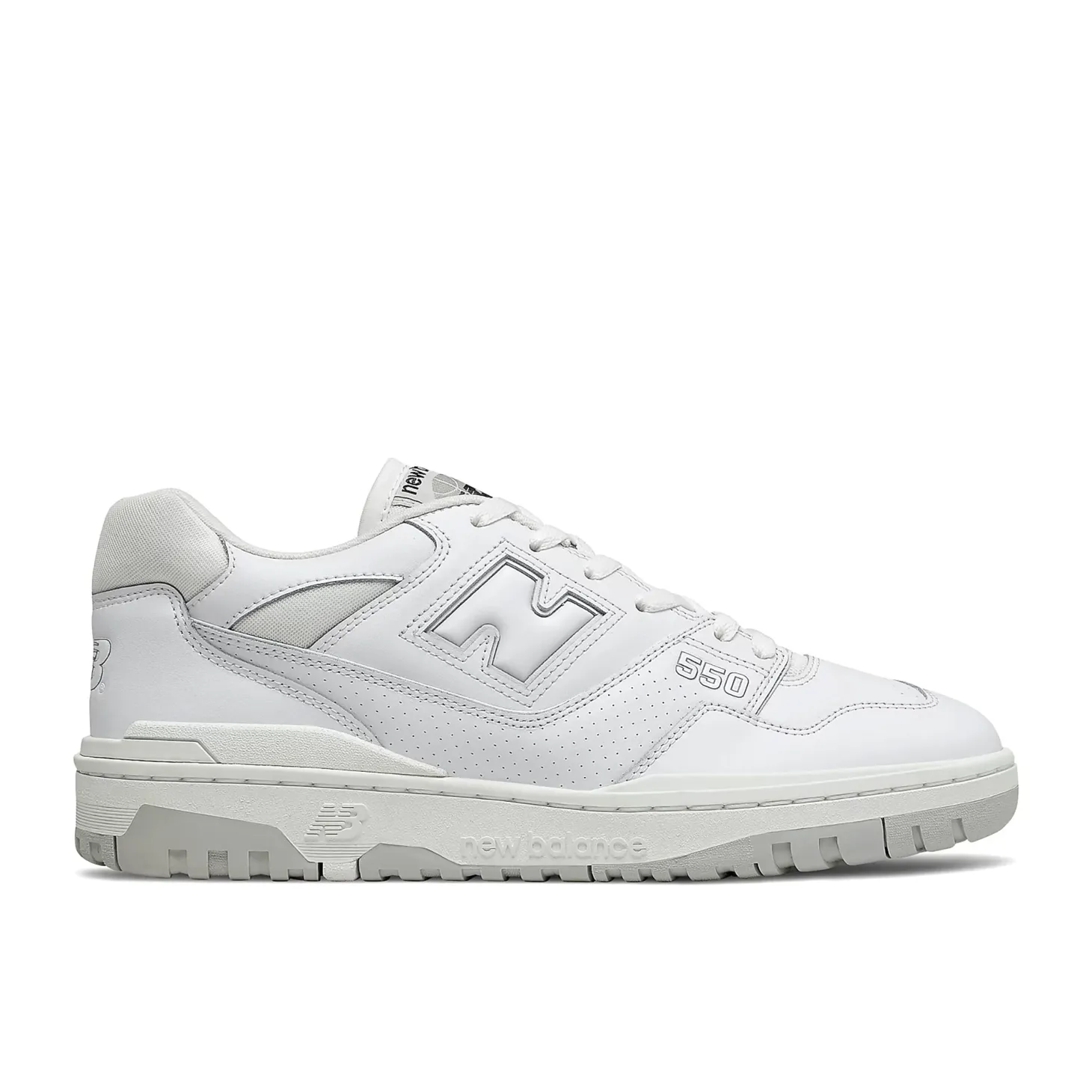 Sneakers BB550 in pelle/textile bianco