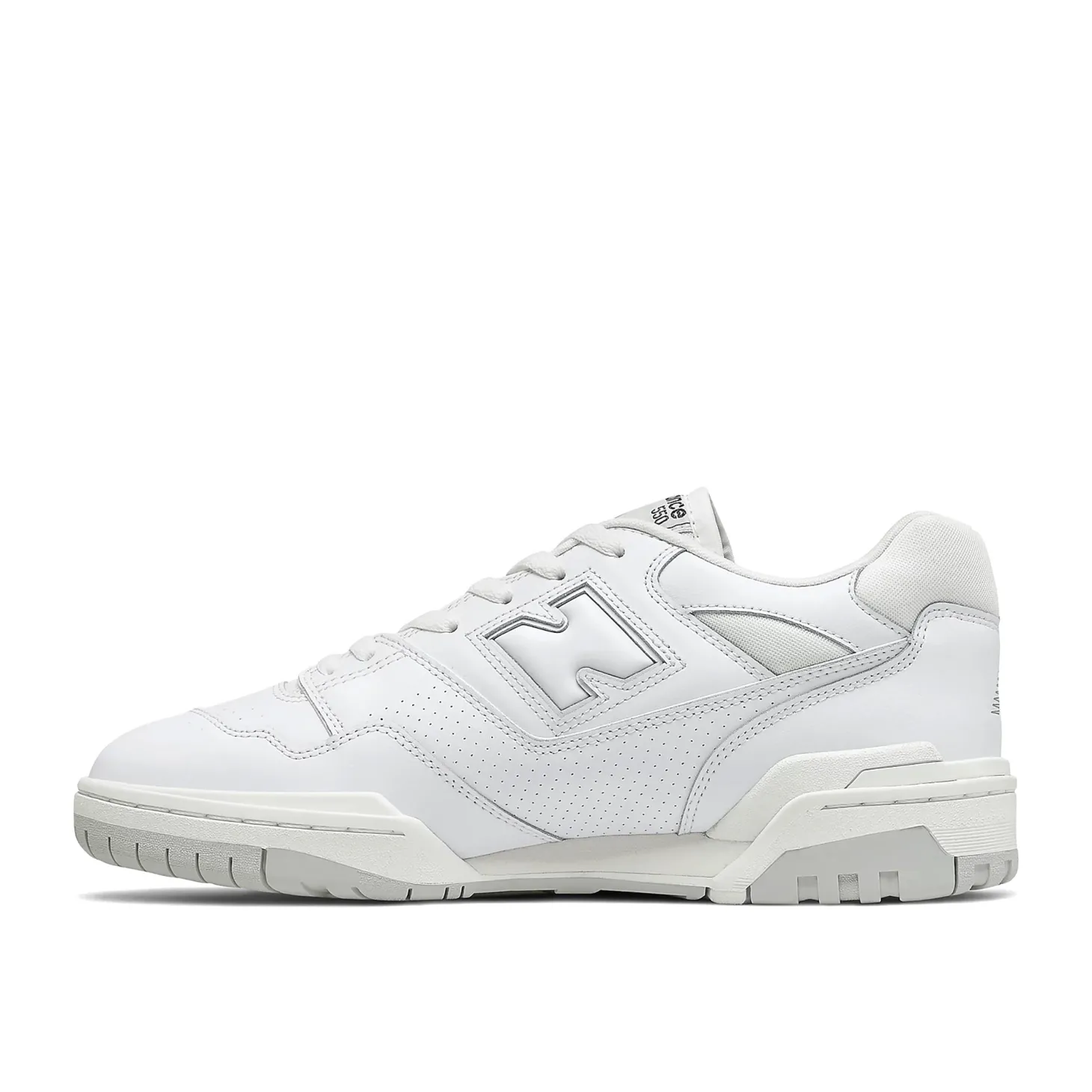 Sneakers BB550 in pelle/textile bianco