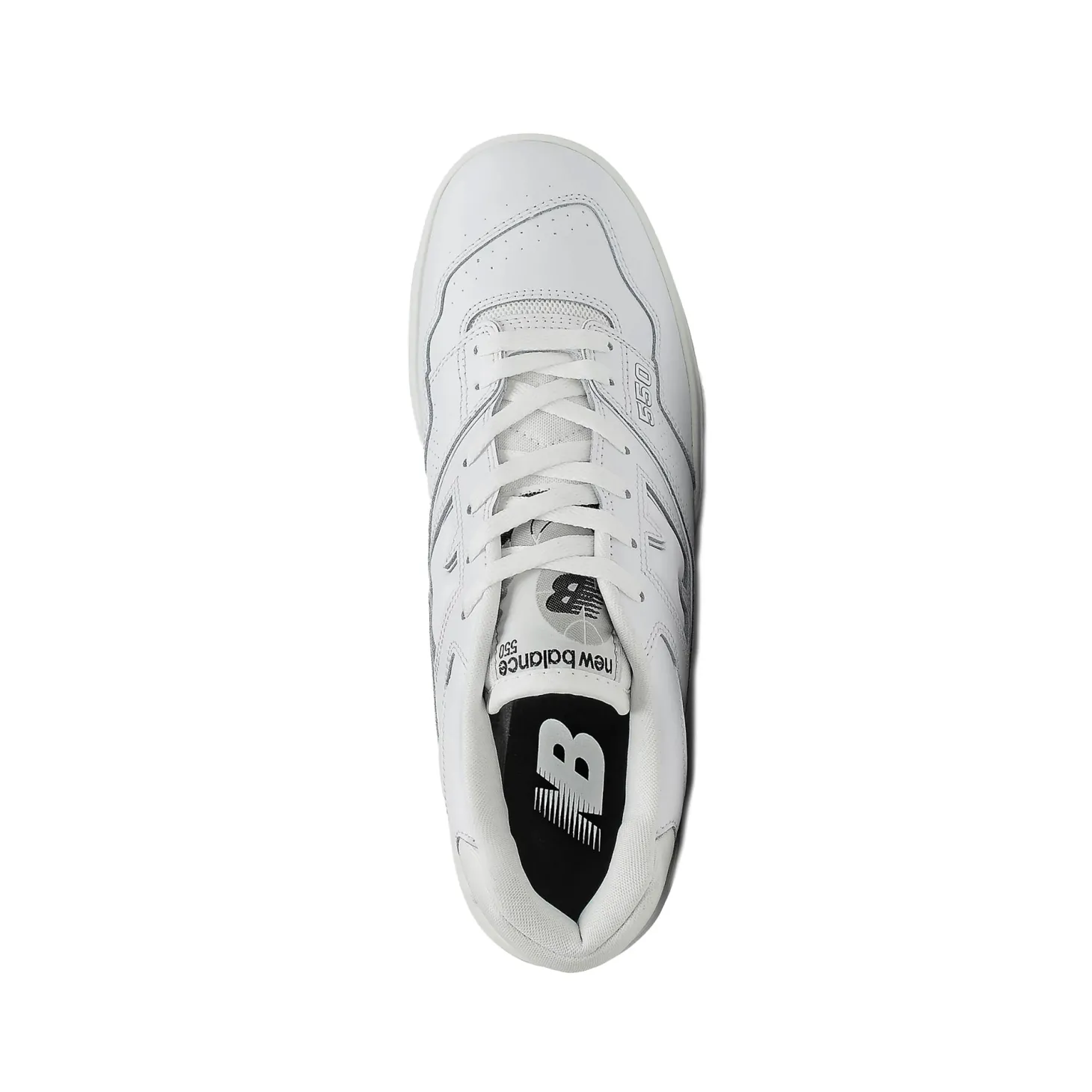 Sneakers BB550 in pelle/textile bianco