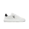 Sneakers con caviglia colorata con logo bianco/nero