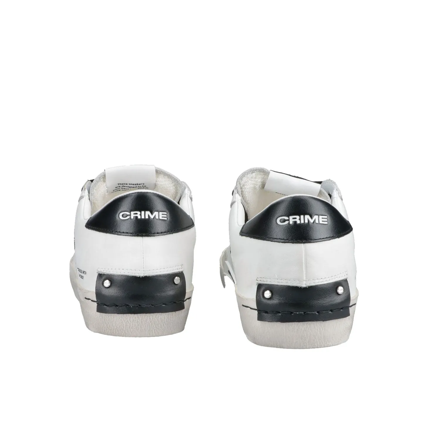 Sneakers distressed bianco