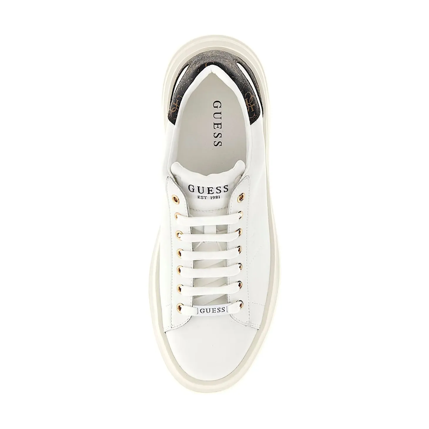 Sneakers Elba bianco/ocra