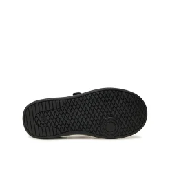 Sneakers junior con chiusura a velcro con logo posteriore nero