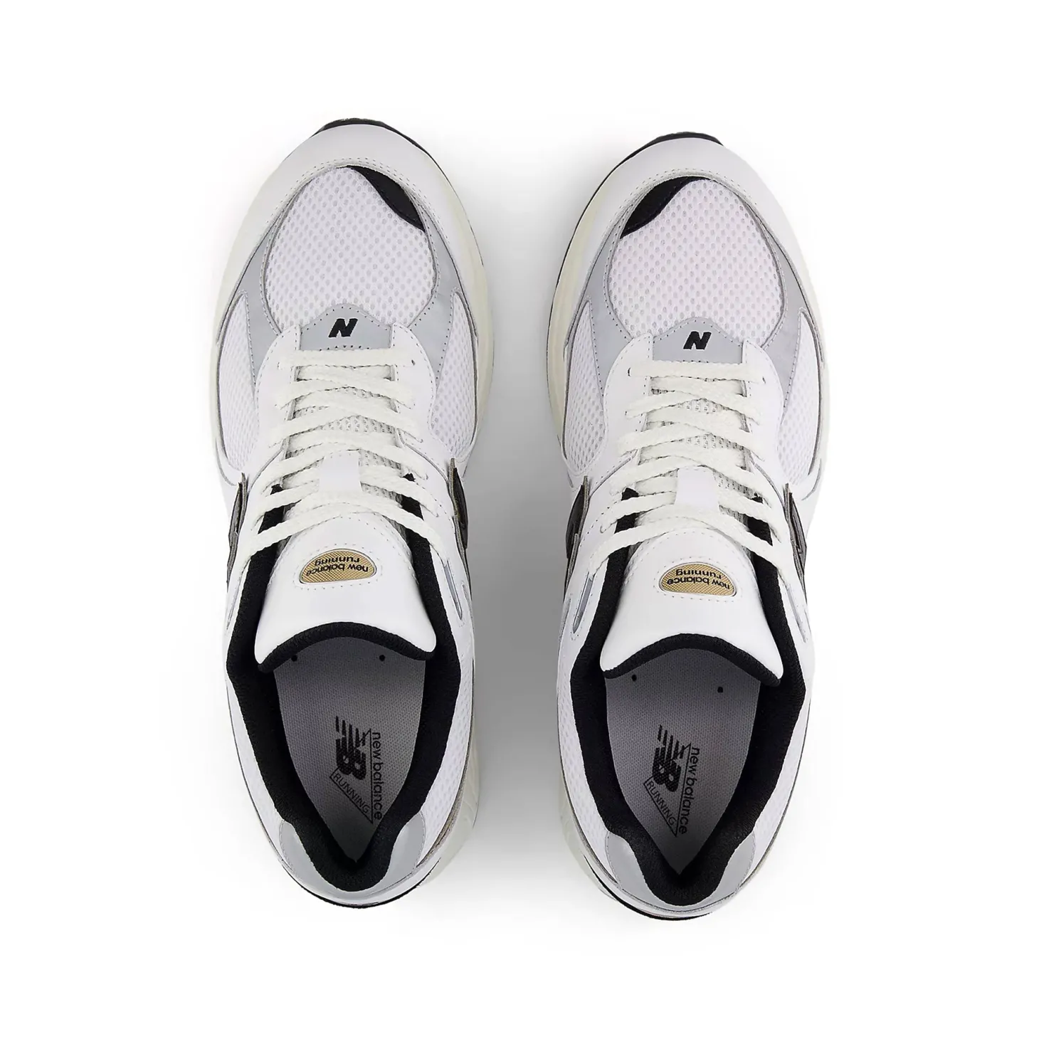 Sneakers M2002 pelle/suede bianco