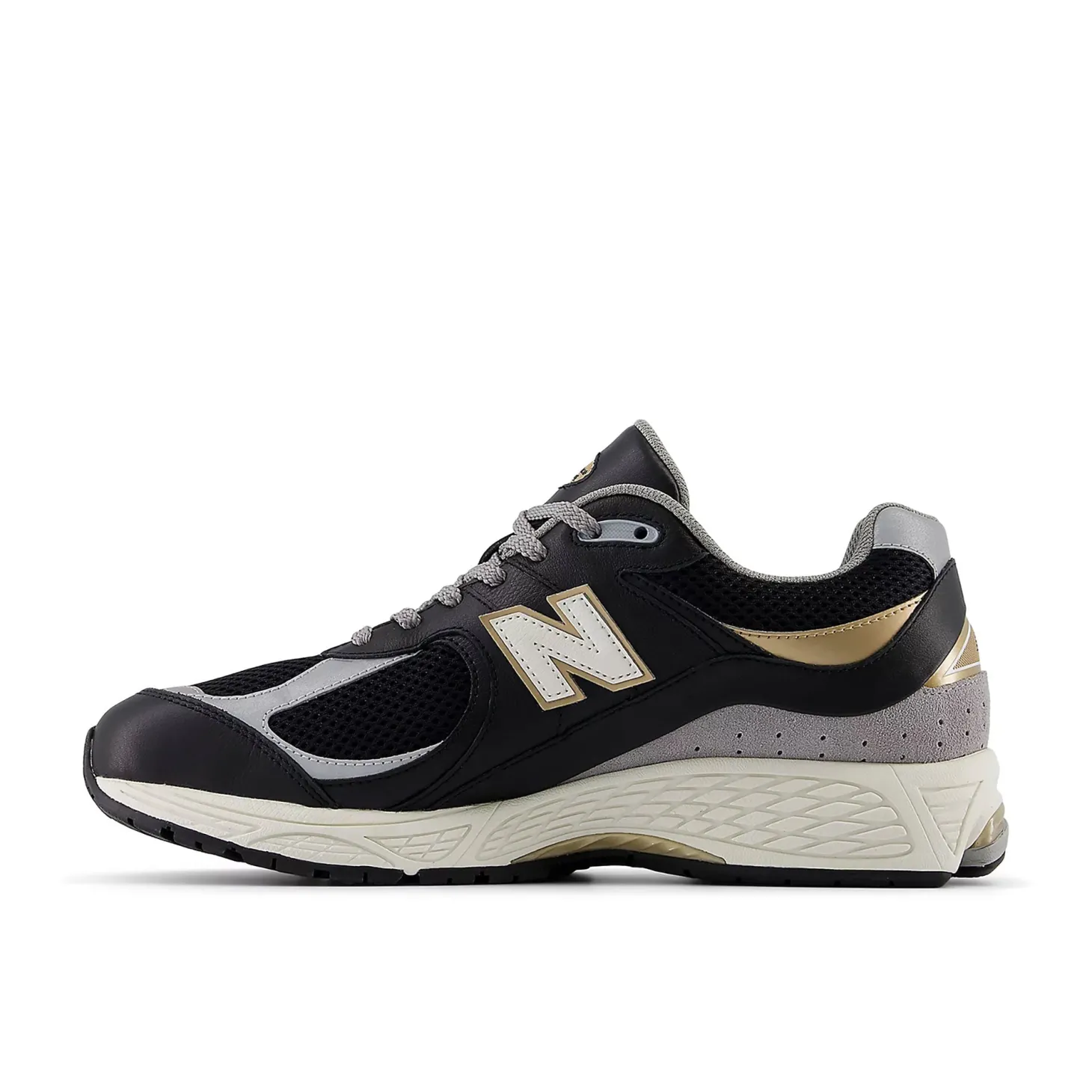 Sneakers M2002 pelle/suede nero