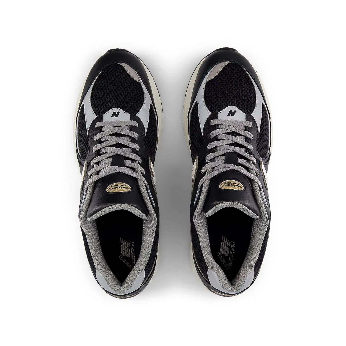 Sneakers M2002 pelle/suede nero
