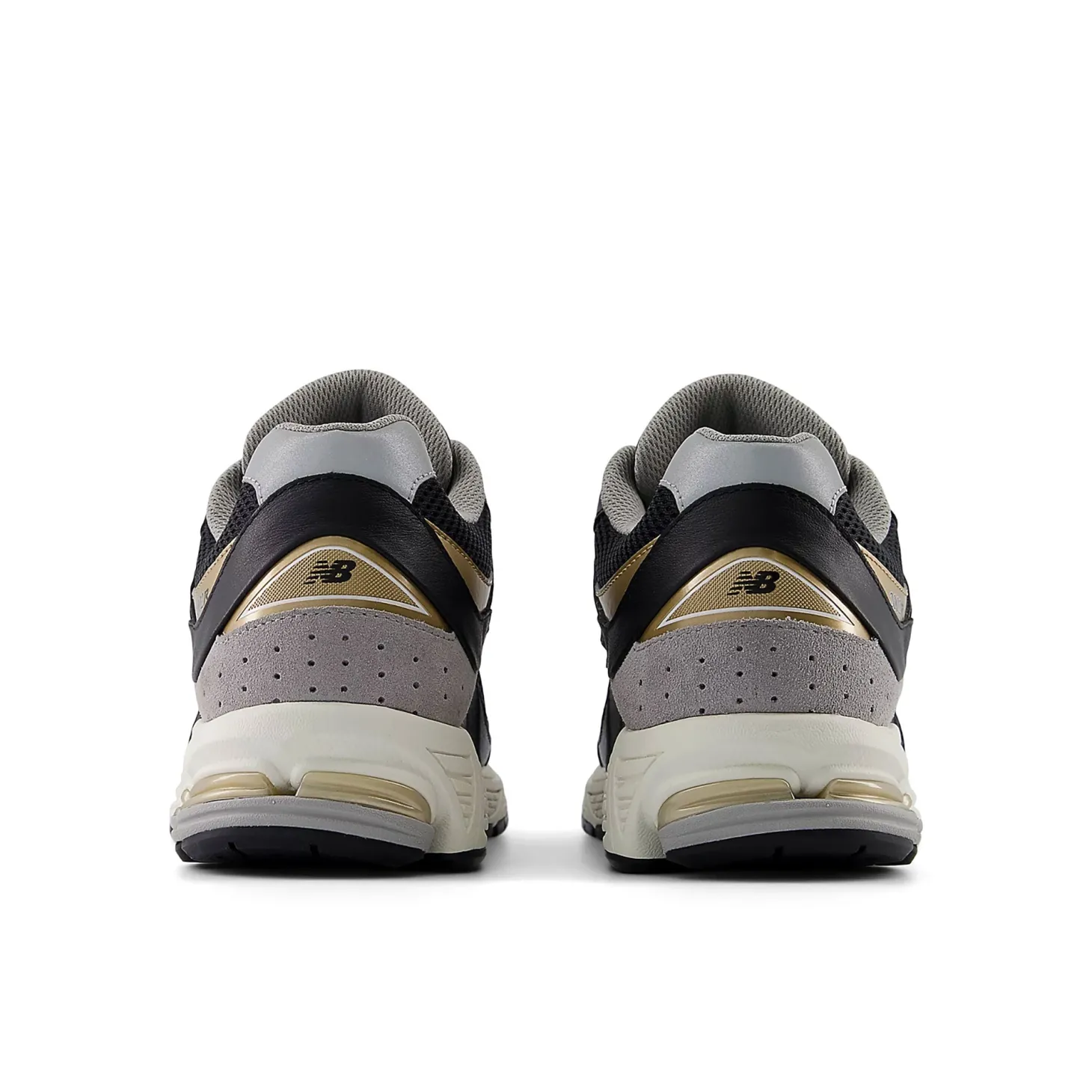 Sneakers M2002 pelle/suede nero