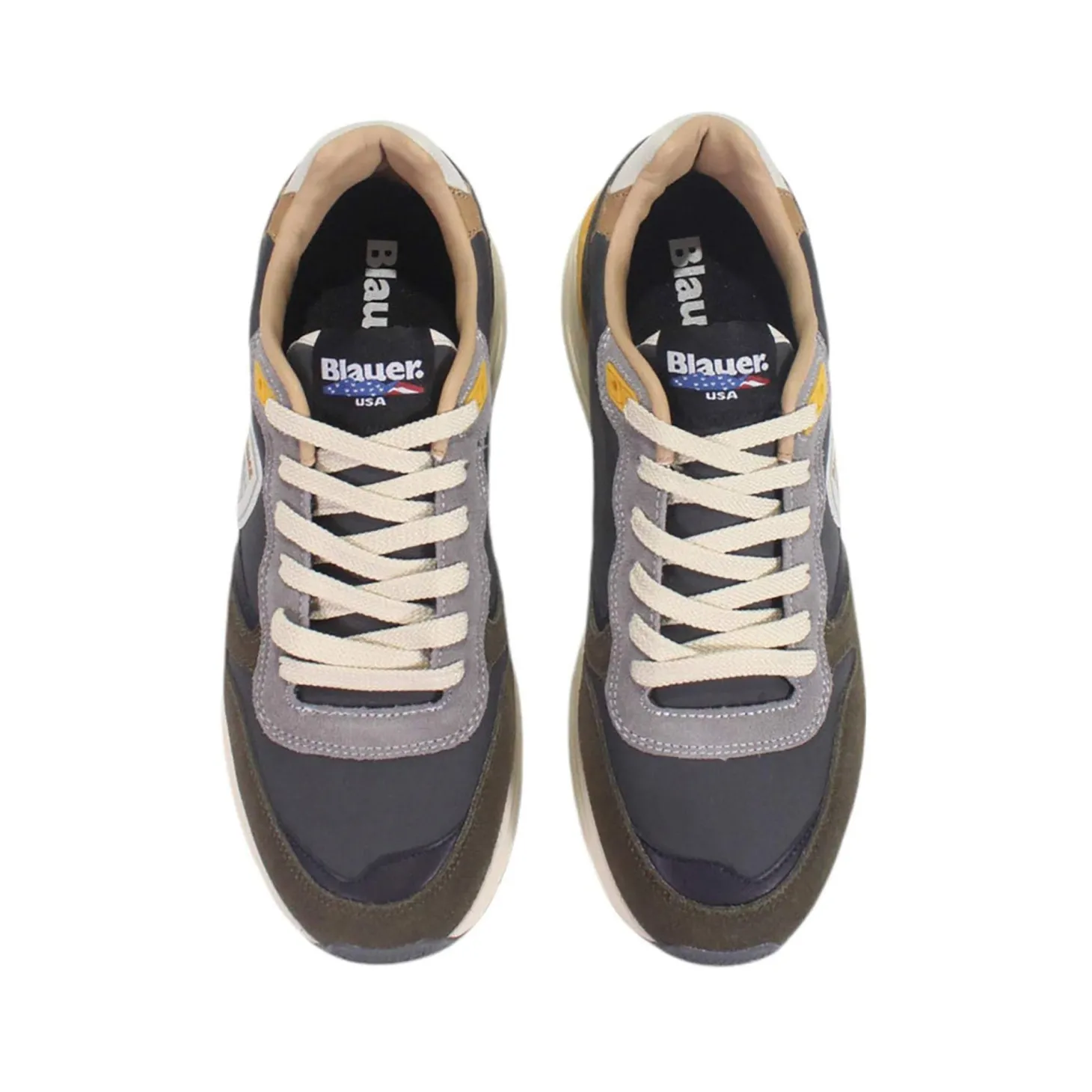 Sneakers Ray02 con logo laterale militare/navi