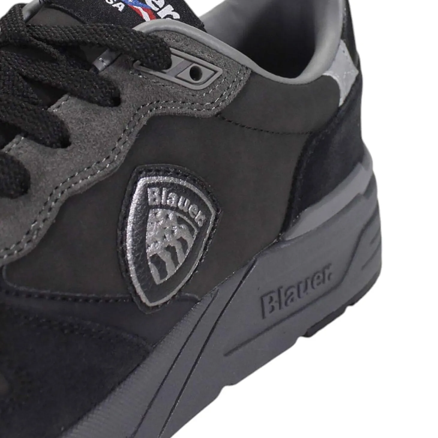 Sneakers Ray02 con logo laterale nero