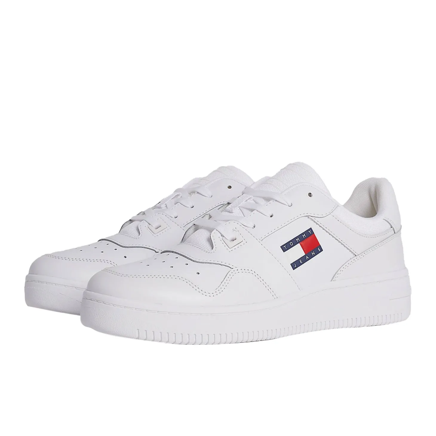 Sneakers TJM Retro stile basket bianco