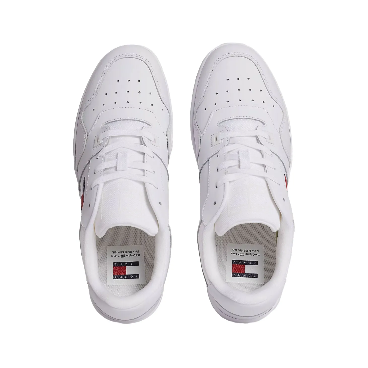 Sneakers TJM Retro stile basket bianco