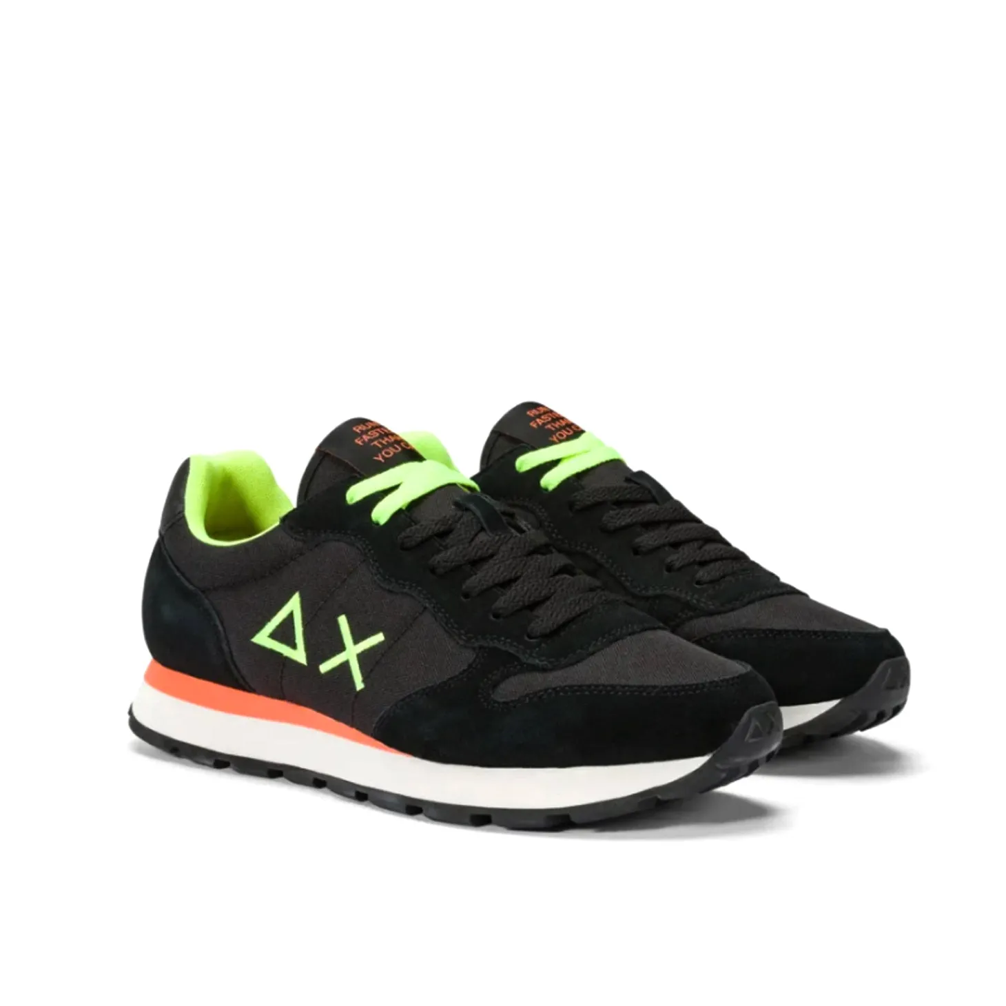 Sneakers Tom fluo nero