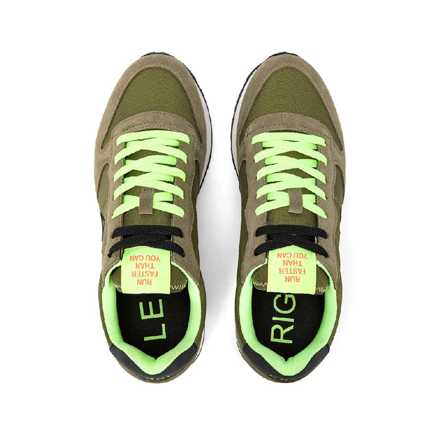Sneakers Tom fluo verde militare